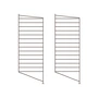 String - Vloerladder voor String Plank 85 x 30 cm (set van 2), donkerbruin