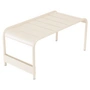 Fermob - Luxembourg brede lage tafel / tuinbank, latte beige