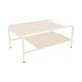 Fermob - Luxembourg Lage tafel / poef, latte beige