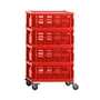 HAY - Rolcontainer, red, recycled
