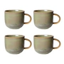 HKliving - Chef Ceramics Mok, 320 ml, moss green (set van 4)
