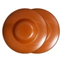 HKliving - Chef Ceramics Pastabord, Ø 28 cm, burned orange (set van 2)