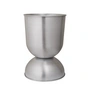 Ferm Living - Hourglass Bloempot groot, Ø 50 x H 73 cm, aluminium