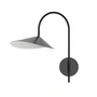Ferm Living - Arum Zwenkbare wandlamp, bekabeld, zwart