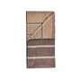 Zone Denmark - Sauna handdoek, 50 x 100, Taupe / Camel / Hemelsblauw