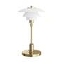Louis Poulsen - PH 1/1 Draagbare oplaadbare LED tafellamp, messing / opaalglas