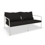 HOUE - AVON Sofa 2-zits, gedempt wit / houtskool