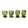 HKliving - Bril (Nienke Sikkema), emerald (set van 4)
