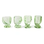 HKliving - Bril (Nienke Sikkema), peridot (set van 4)
