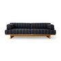 HKliving - Teakhouten loungebank voor buiten, burnt sky