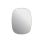 Muuto - Framed Mirror klein, lichtgeel / helder glas