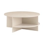 Muuto - Halves Salontafel, licht taupe terrazzo