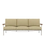 Muuto - Settle 3-zitsbank voor buiten, beige/grijs (stof Delta 25)