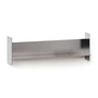 TipToe - PLI wandplank, CORE, 15 x 60 cm, roestvrij staal
