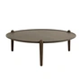 Design House Stockholm - Aria Bijzettafel laag, Ø 50 x 37 cm, donker eiken