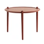 Design House Stockholm - Aria Bijzettafel hoog, Ø 60 x 46 cm, rood