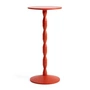 Design House Stockholm - Pedestal Bijzettafel, rood-oranje