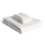 The Organic Company - Big Waffle Handdoek, geschenkset, natuurlijk wit