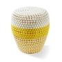 POLSPOTTEN - Dot Kruk, gestreept, wit