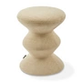POLSPOTTEN - Zig Zag Kruk, zacht, beige