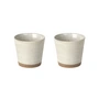Broste Copenhagen - Grød espressokopje 15 cl, zandkleur (set van 2)
