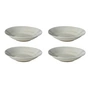 Broste Copenhagen - Grød e diepe borden, Ø 22 x H 5 cm, zandkleur (set van 4)