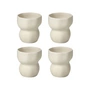 Broste Copenhagen - Limfjord -beker 200 ml, beige (set van 4)
