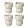 Broste Copenhagen - Limfjord -beker 350 ml, beige (set van 4)