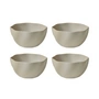 Broste Copenhagen - Limfjord -schaal, Ø 14 cm, lichtgrijs (set van 4)