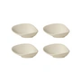 Broste Copenhagen - Limfjord -bordjes, 10,6 x 10 cm, beige (set van 4)