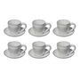 Broste Copenhagen - Nordic Sand espressokopje met schoteltje, 5 cl (set van 6)