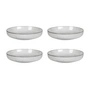 Broste Copenhagen - Nordic Sand -schaal, diep, Ø 22,5 x H 4,8 cm (set van 4)