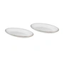Broste Copenhagen - Nordic Sand Ovale serveerschaal S, 22 x 13,6 cm (set van 2)