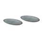 Broste Copenhagen - Nordic Sea ovale serveerschaal S, 22 x 13,6 cm (set van 2)