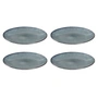 Broste Copenhagen - Nordic Sea -eetbord, Ø 31 x H 3,3 cm, soft blue (set van 4)