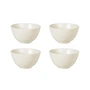Broste Copenhagen - Nordic Vanilla schaal, Ø 15 x H 8 cm (set van 4)
