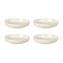 Broste Copenhagen - Nordic Vanilla schaal, Ø 22,5 x H 4,8 cm (set van 4)