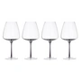 Broste Copenhagen - Smoke -roodwijnglas 650 ml, grijs (set van 4)