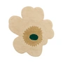 Marimekko - Unikko badmat, 73 x 74 cm, hay / sand / emerald
