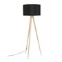 Zuiver - Tripod Wood vloerlamp, eiken / zwart