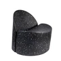 Zuiver - Loungestoel Bloom, black-galaxy