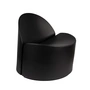 Zuiver - Loungestoel Bloom, zwart