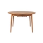 Zuiver - Twist Eettafel Ø 120 / 160 cm, walnoot