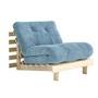 Karup - Roots Slaapstoel 90 cm, natuurlijk grenen / hazy blue (554)