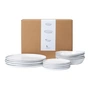 Broste Copenhagen - Salt serviesmiddagset, wit / zwart