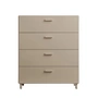 String - Relief wide ladekast, beige