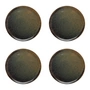 Serax - Surface-bord, Ø 24 cm, indi-grijs (set van 4)