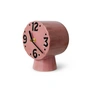 HKliving - Retro keramiekhorloge, roze