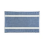 HAY - Stripe badmat 50 x 80 cm, petrolblauw