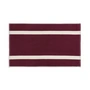 HAY - Stripe badmat 50 x 80 cm, bordeauxrood